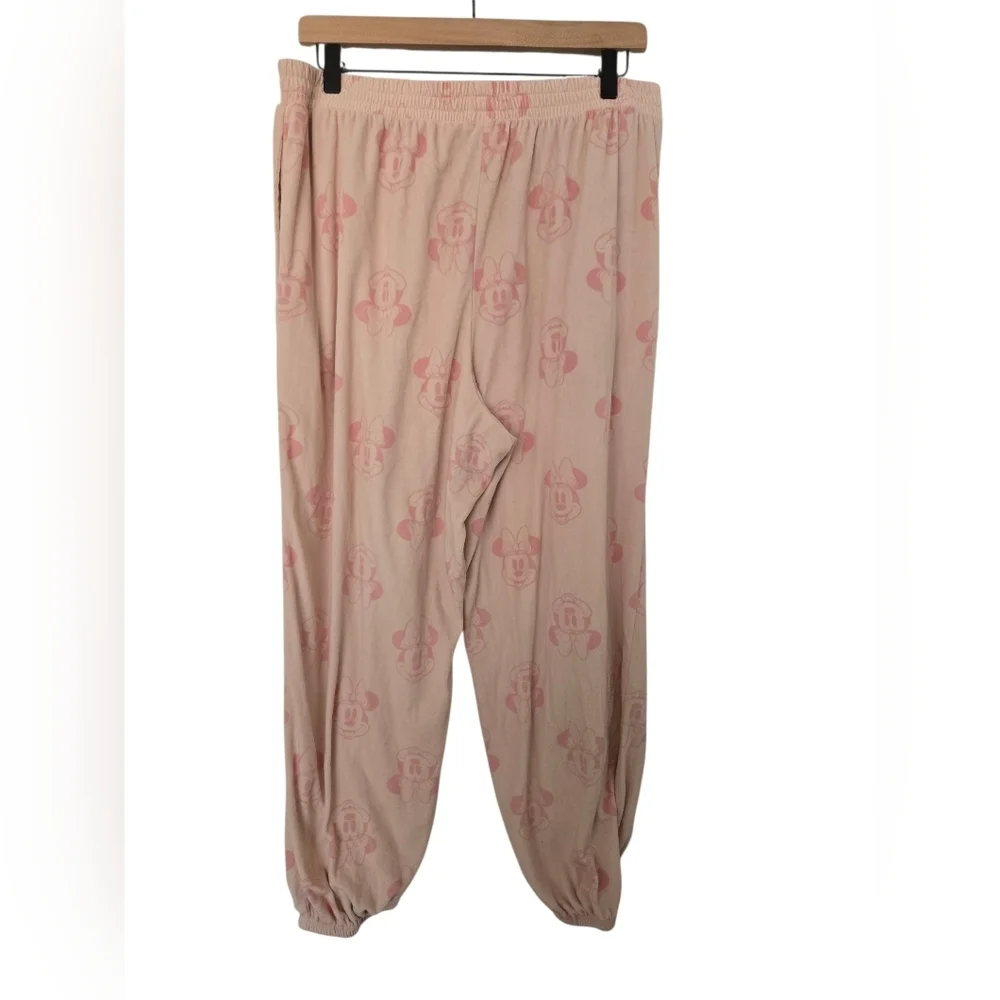 Disney Pink Mickey Mouse Women's PJ Joggers Size Large - Picture 4 of 4